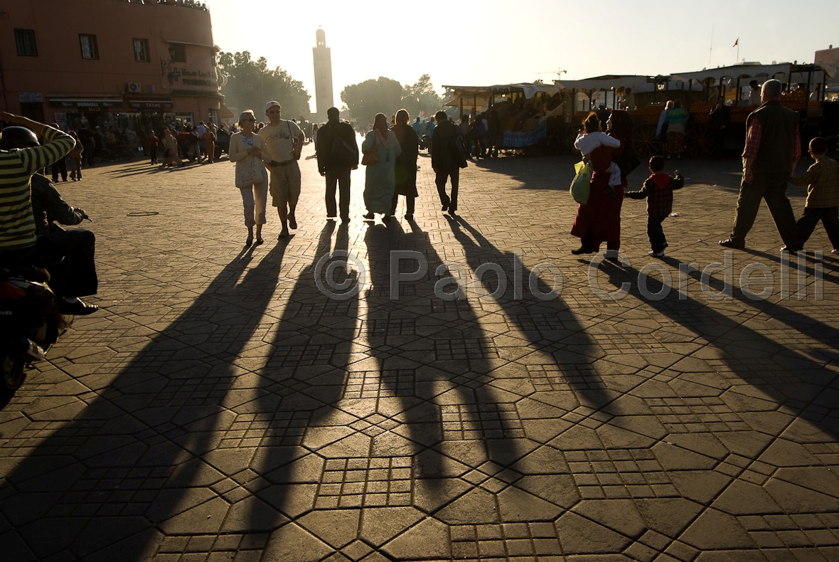 Djemaa El Fna square, Marrakech, Morocco
 (cod:Morocco 70)